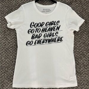 Baron Von Fancy Graphic T-Shirt , White